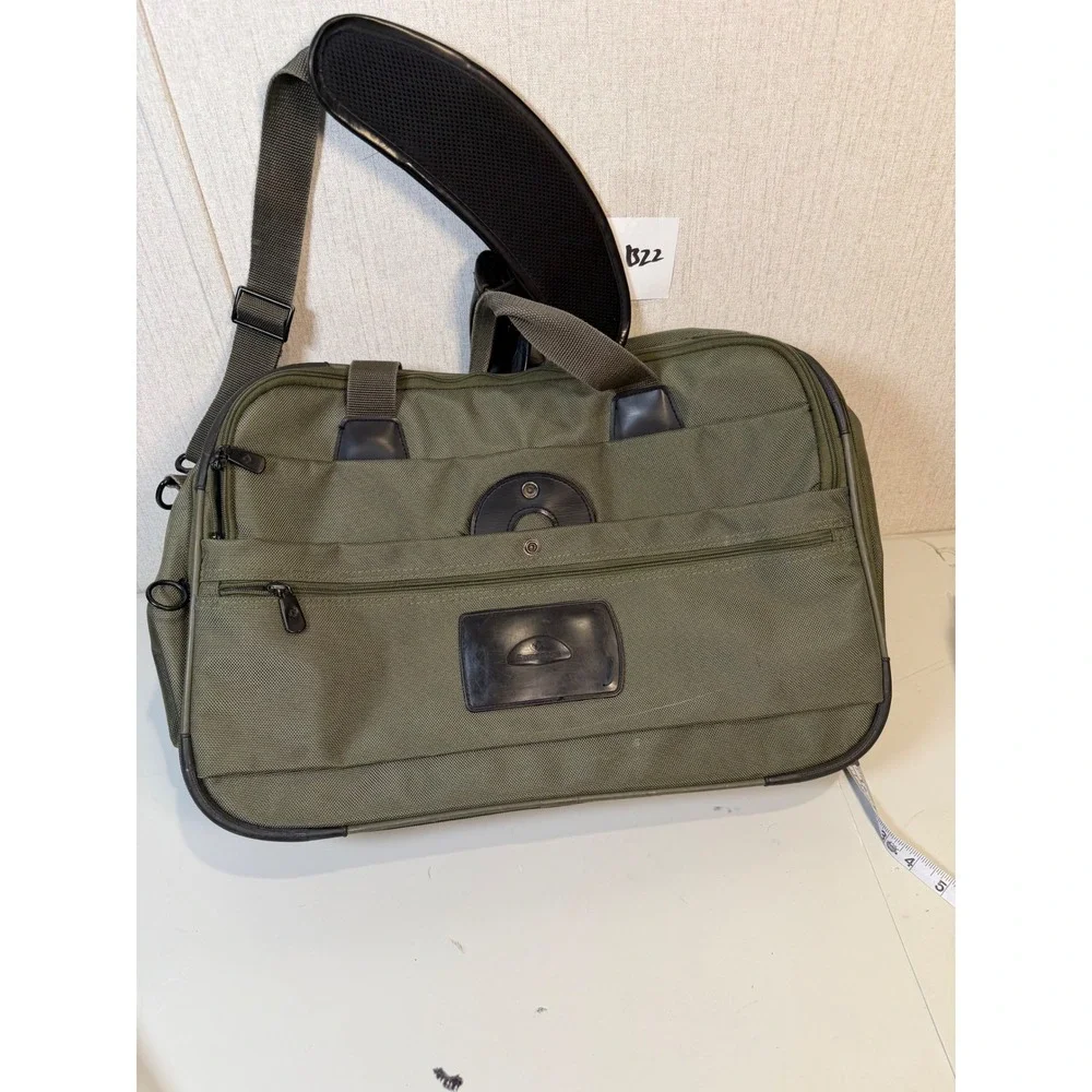 Samsonite Expandable Laptop Carry On Bag Soft Shell Shoulder‎ Case Green